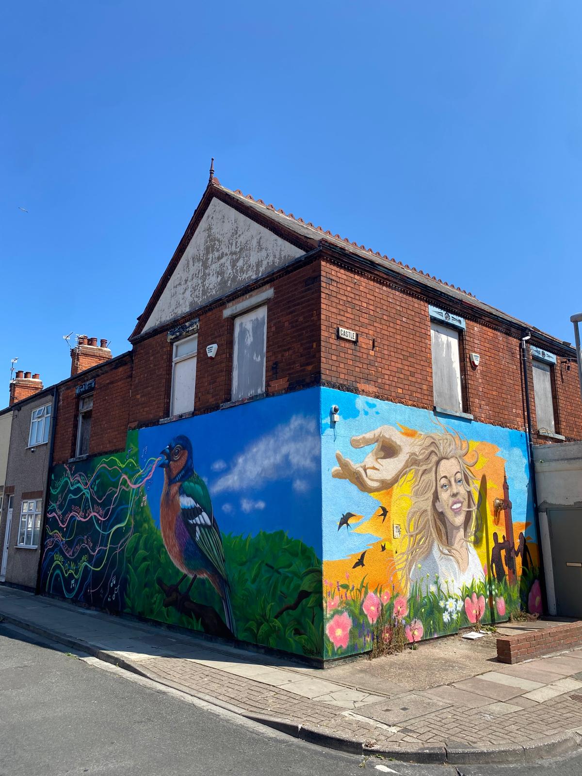 image of east marsh united mural